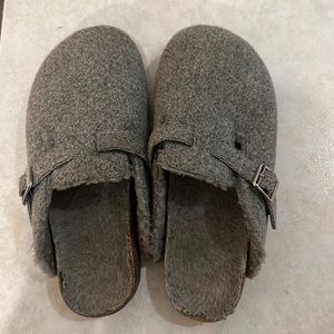Shearling Clogs